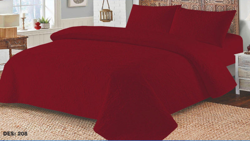 Royal Maroon – Luxury Bedding Set