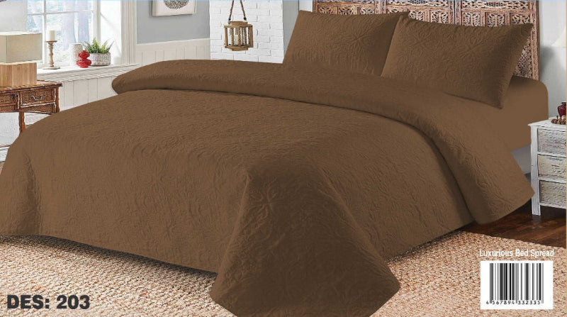 Rustic Charm – Plain Brown Comforter Ensemble